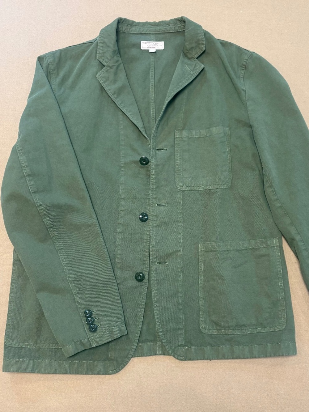Wallace & Barnes x J.Crew Green Chore Blazer 44R - Like New